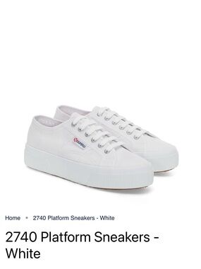 Superga platform sneakers